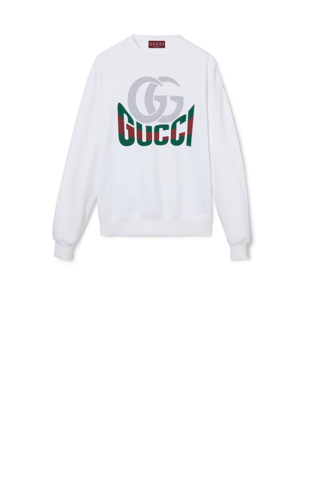 미러급레플리카사이트 | 명품레플리카 전문 쇼핑몰  | 퍼스트원 - 프린트 코튼 저지 스웨트셔츠 > 구찌