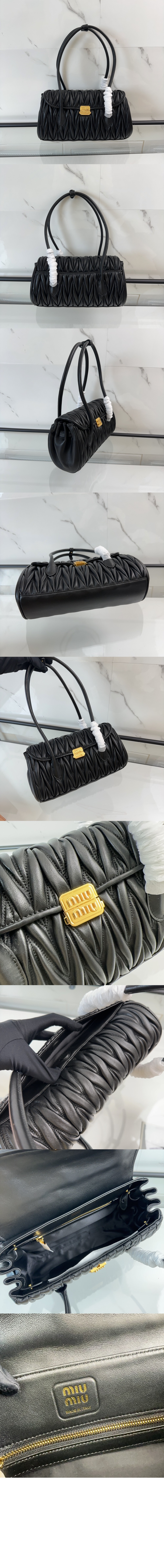 미러급레플리카사이트 | 명품레플리카 전문 쇼핑몰  | 퍼스트원 - 마테라쎄 나파 가죽 숄더백 5BD265 > 미우미우