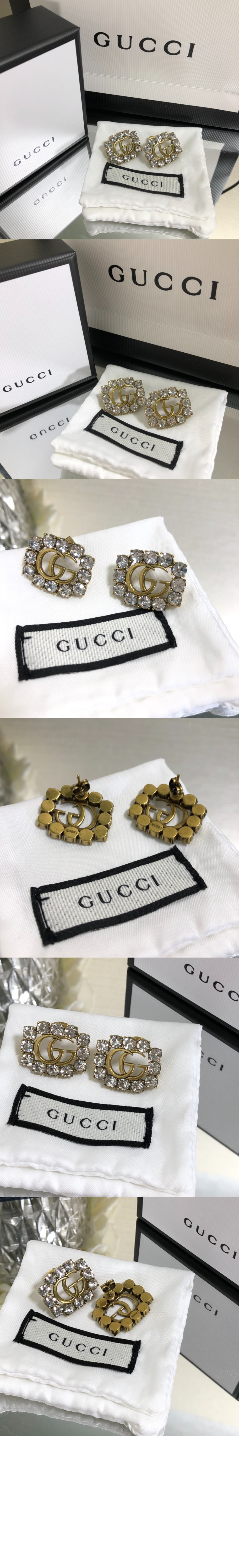 미러급레플리카사이트 | 명품레플리카 전문 쇼핑몰  | 퍼스트원 - 크리스털 더블 G 귀걸이  605779 > 구찌
