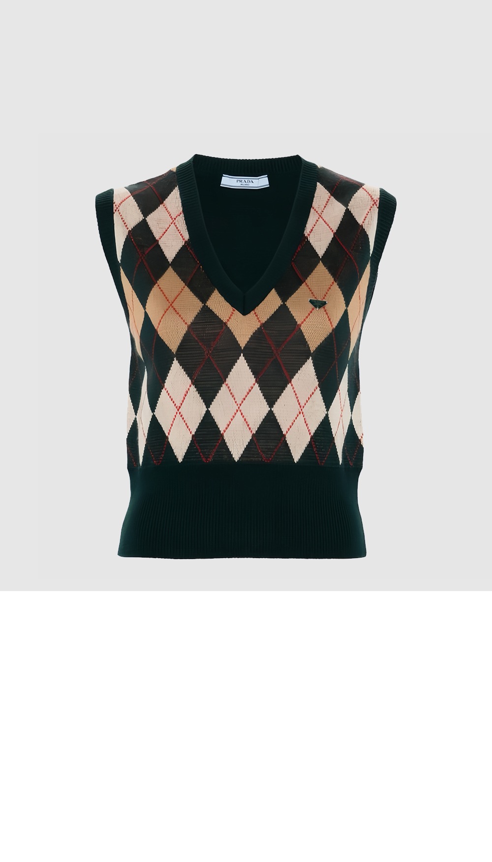 미러급레플리카사이트 | 명품레플리카 전문 쇼핑몰  | 퍼스트원 - 아가일 조끼 > 프라다