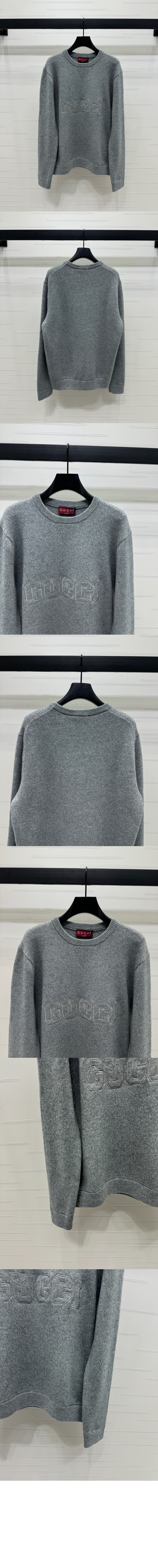 미러급레플리카사이트 | 명품레플리카 전문 쇼핑몰  | 퍼스트원 - 자수 장식의 울 니트 스웨터 > 구찌