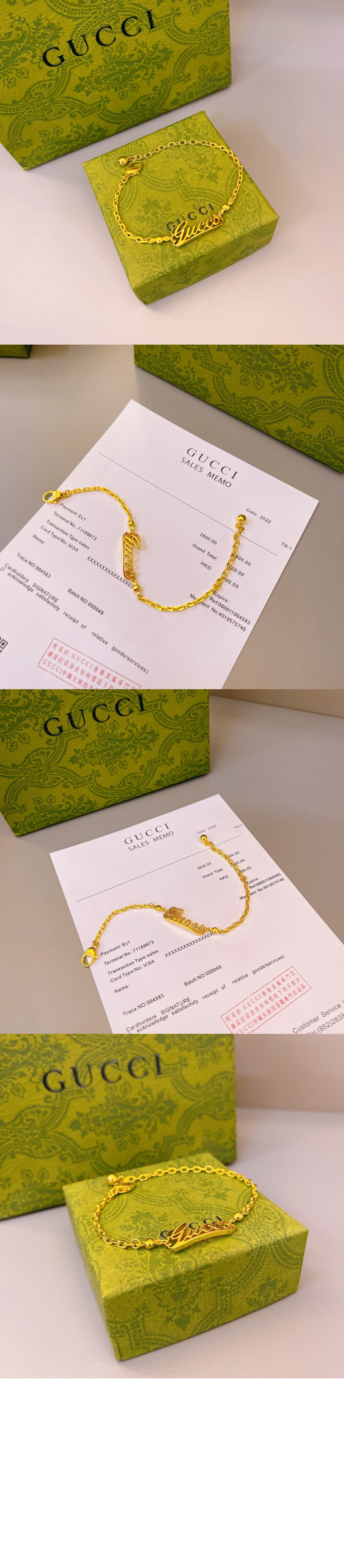 미러급레플리카사이트 | 명품레플리카 전문 쇼핑몰  | 퍼스트원 - 스크립트 체인 팔찌 798504 > 구찌