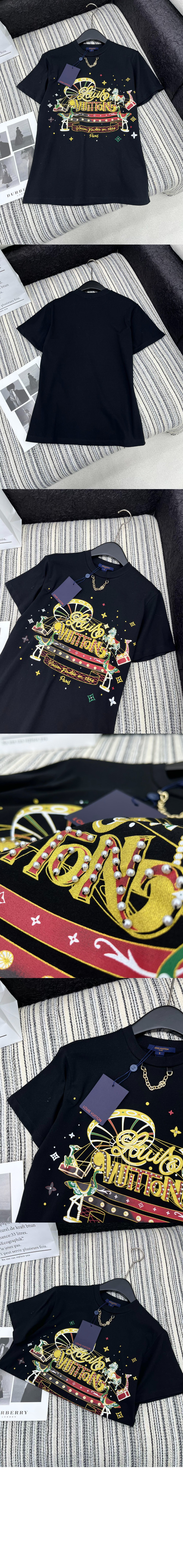 미러급레플리카사이트 | 명품레플리카 전문 쇼핑몰  | 퍼스트원 - 로고 프린트 반팔 > 루이비통