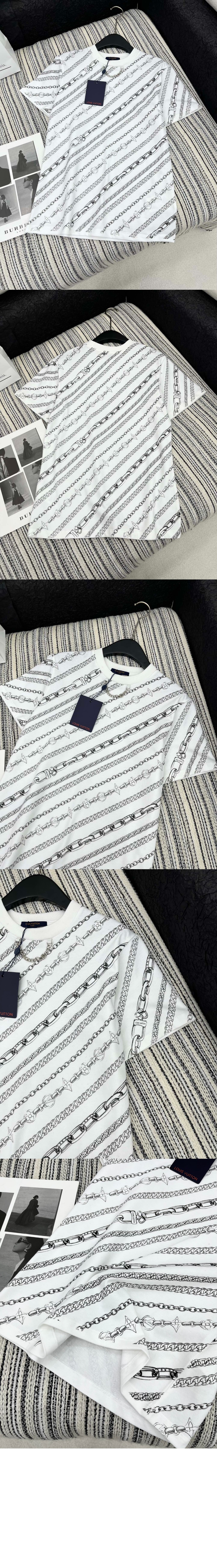 미러급레플리카사이트 | 명품레플리카 전문 쇼핑몰  | 퍼스트원 - 로고 프린트 반팔 > 루이비통