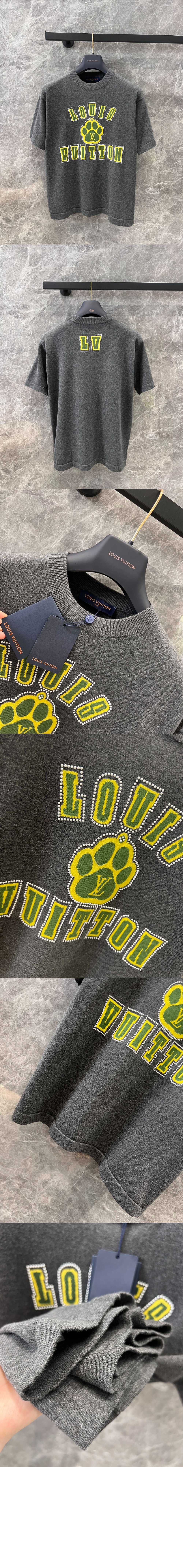 미러급레플리카사이트 | 명품레플리카 전문 쇼핑몰  | 퍼스트원 - 엠벨리시드 쇼트 슬리브드 코튼 크루넥 > 루이비통