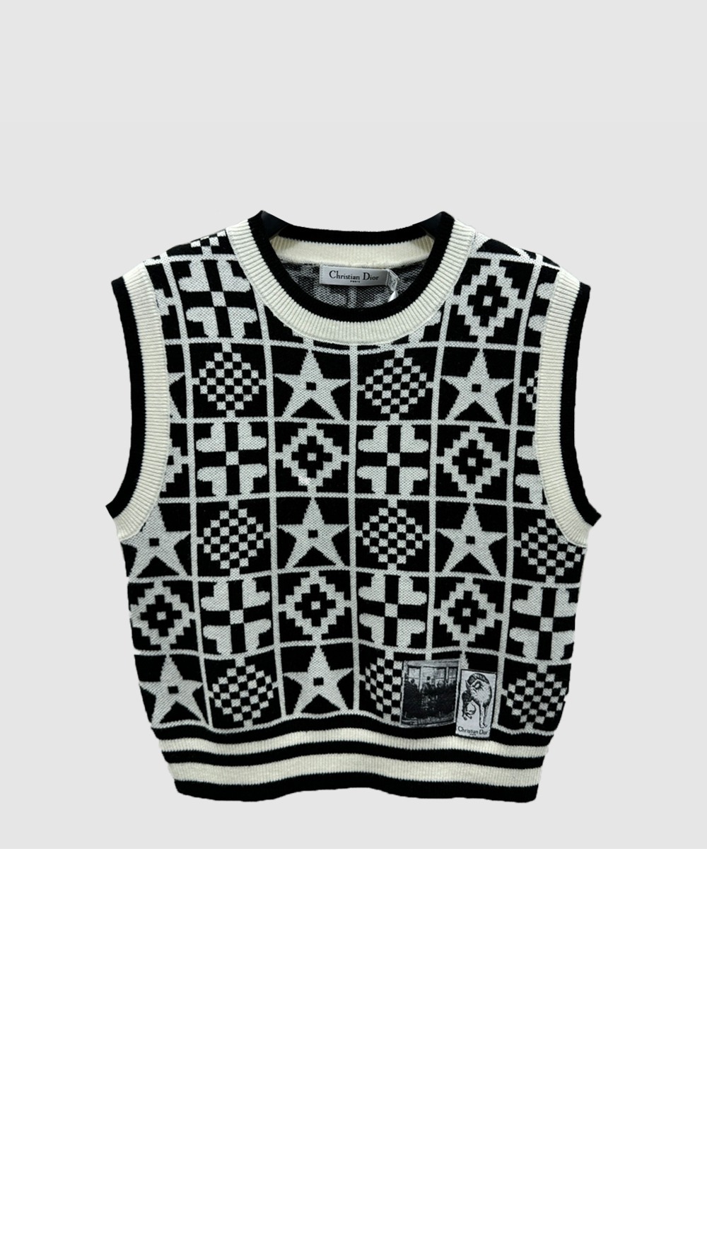 미러급레플리카사이트 | 명품레플리카 전문 쇼핑몰  | 퍼스트원 - 크롭 스웨터 베스트 > 디올