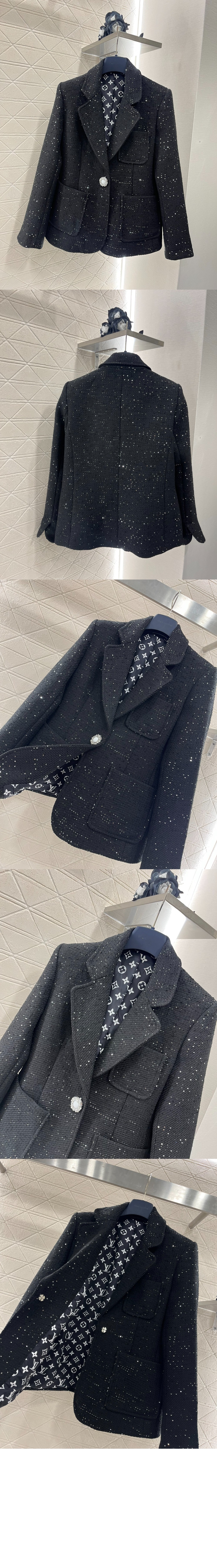 미러급레플리카사이트 | 명품레플리카 전문 쇼핑몰  | 퍼스트원 - 시퀸 트위드 프레피 블레이저 > 루이비통