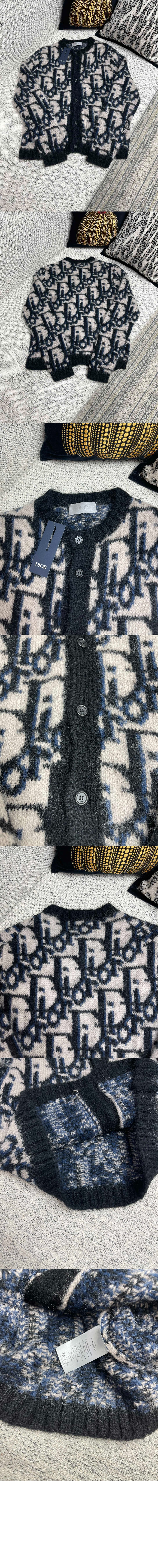 미러급레플리카사이트 | 명품레플리카 전문 쇼핑몰  | 퍼스트원 - 로고 니트 코트 > 디올