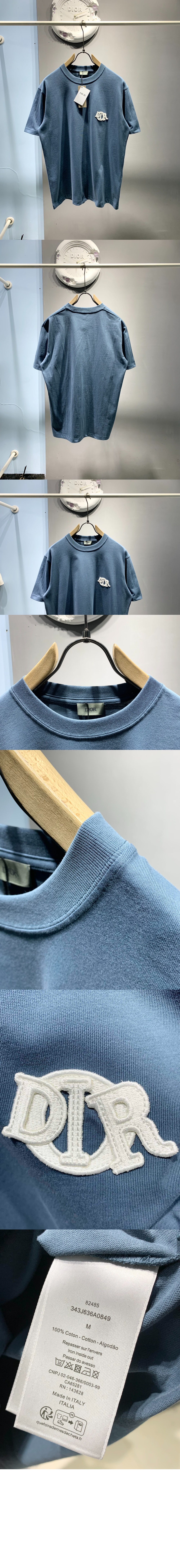 미러급레플리카사이트 | 명품레플리카 전문 쇼핑몰  | 퍼스트원 - 로고 프린트 반팔 > 디올