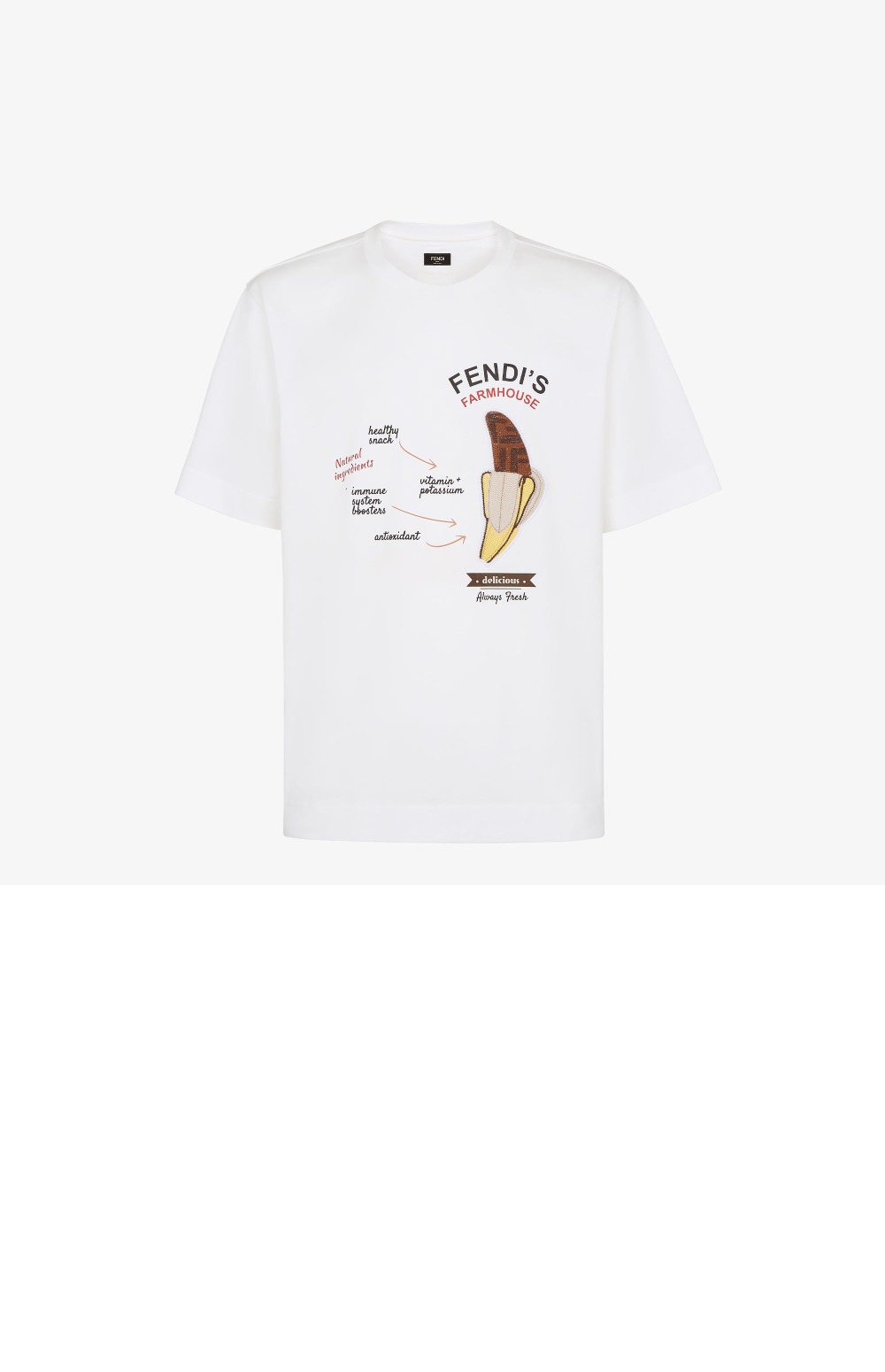 미러급레플리카사이트 | 명품레플리카 전문 쇼핑몰  | 퍼스트원 - 로고 프린트 반팔 > 펜디