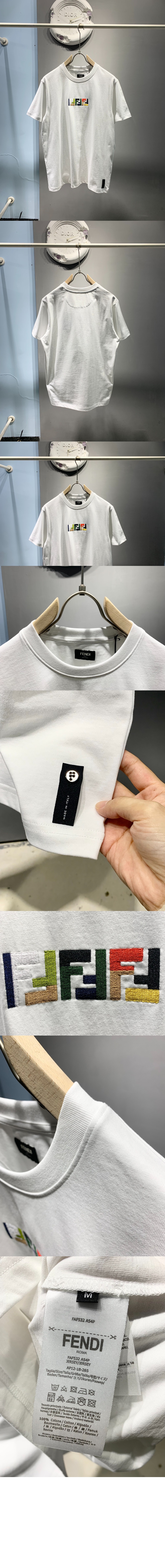 미러급레플리카사이트 | 명품레플리카 전문 쇼핑몰  | 퍼스트원 - 로고 프린트 반팔 > 펜디