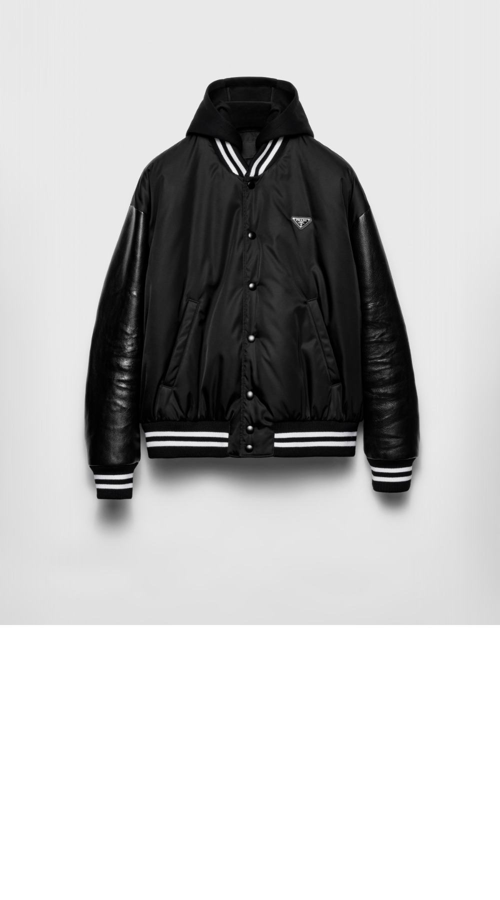 미러급레플리카사이트 | 명품레플리카 전문 쇼핑몰  | 퍼스트원 - 오버사이즈 리나일론 바머 재킷 > 프라다