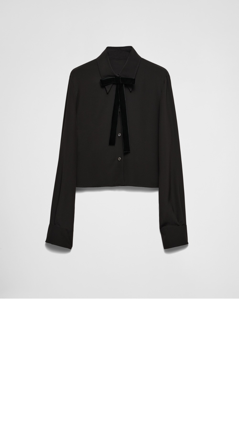 미러급레플리카사이트 | 명품레플리카 전문 쇼핑몰  | 퍼스트원 - 크레이프 드 신 셔츠 > 프라다