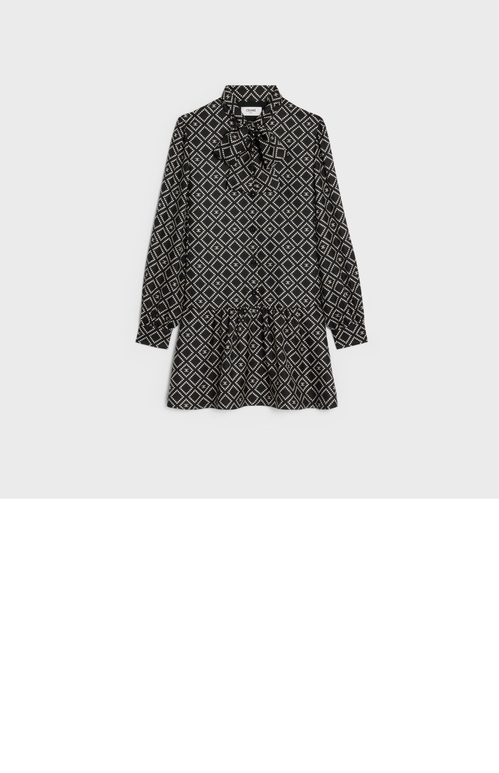 미러급레플리카사이트 | 명품레플리카 전문 쇼핑몰  | 퍼스트원 - 바스크 미니 드레스 실크 트윌 > 셀린느