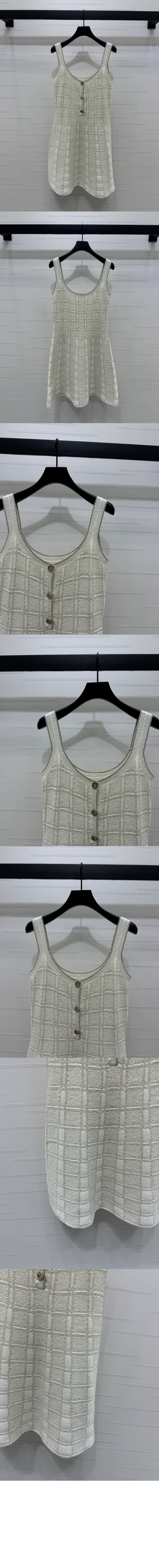 미러급레플리카사이트 | 명품레플리카 전문 쇼핑몰  | 퍼스트원 - 울 및 라메 체크 자카드 드레스 > 구찌