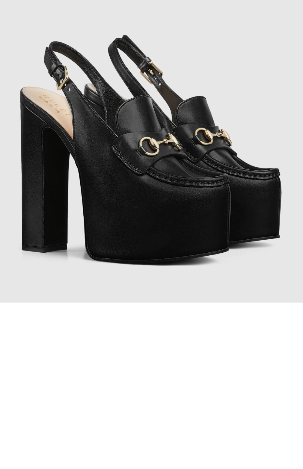 미러급레플리카사이트 | 명품레플리카 전문 쇼핑몰  | 퍼스트원 - 홀스빗 플랫폼 로퍼 슬링백 805308 > 구찌