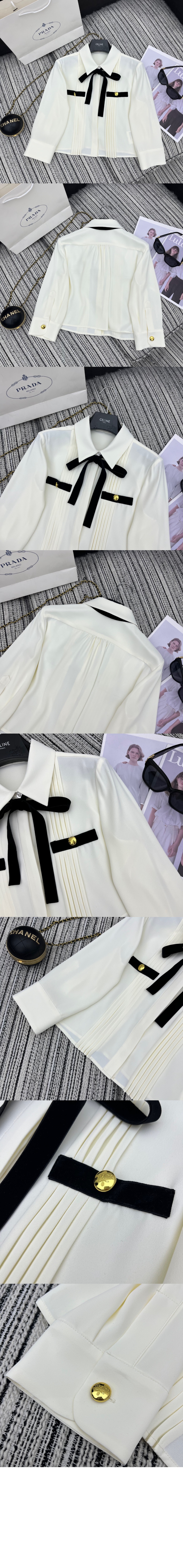 미러급레플리카사이트 | 명품레플리카 전문 쇼핑몰  | 퍼스트원 - 플리츠 사브레 셔츠 > 프라다