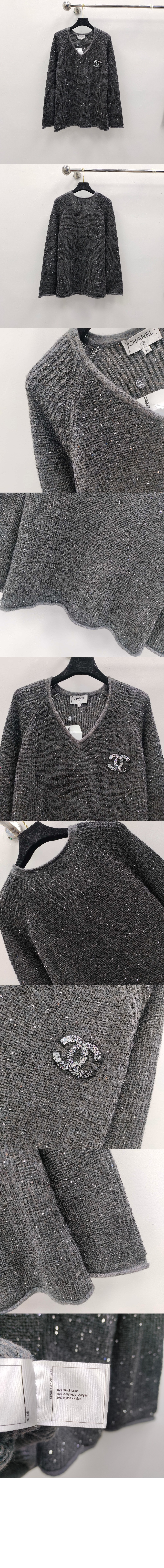 미러급레플리카사이트 | 명품레플리카 전문 쇼핑몰  | 퍼스트원 - 프린트 니트 톱 > 샤넬