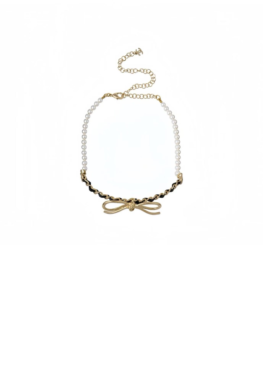 미러급레플리카사이트 | 명품레플리카 전문 쇼핑몰  | 퍼스트원 - 리본 가죽 스커트 초커 AB8496 > 샤넬