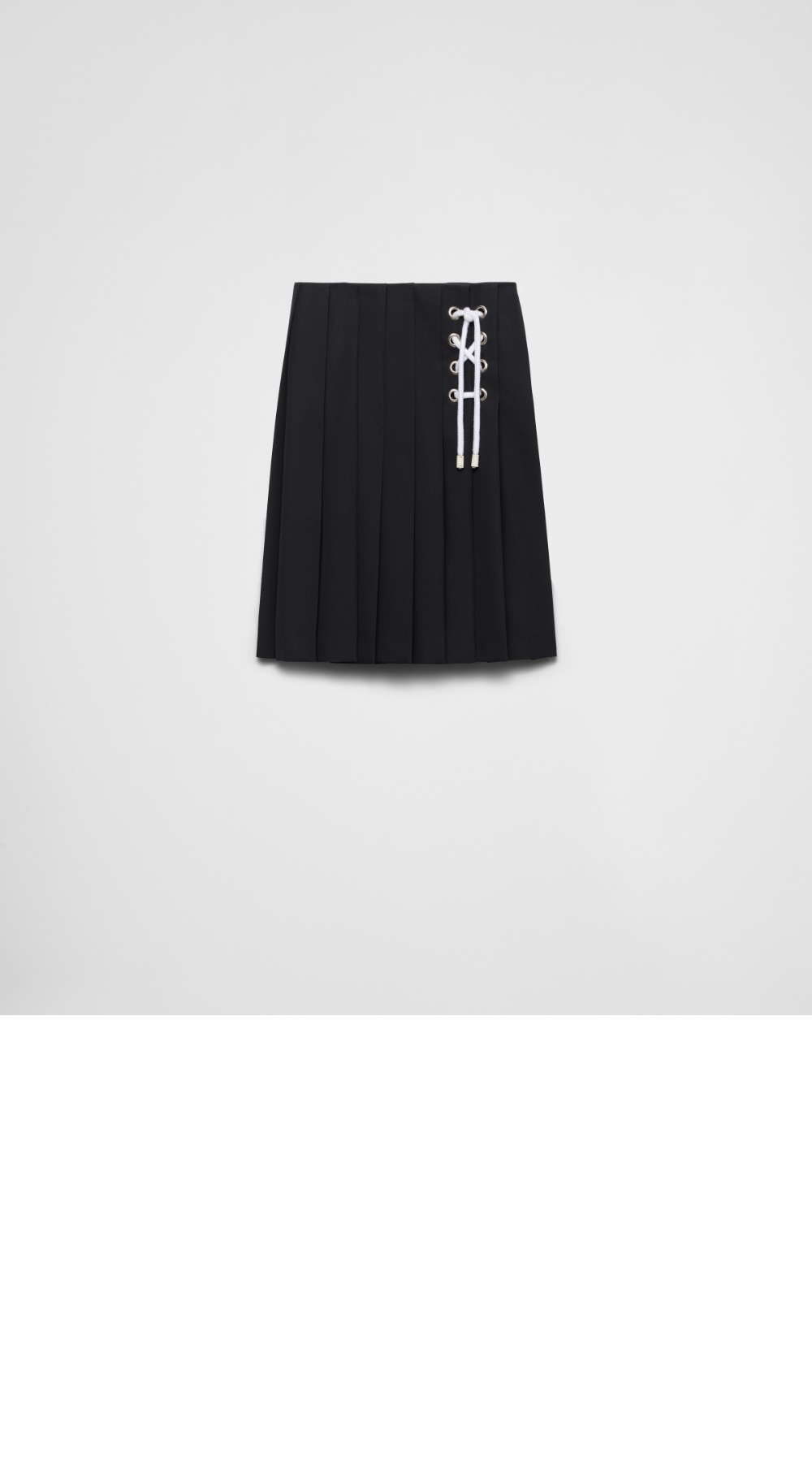 미러급레플리카사이트 | 명품레플리카 전문 쇼핑몰  | 퍼스트원 - 플리츠 개버딘 미디스커트 > 프라다