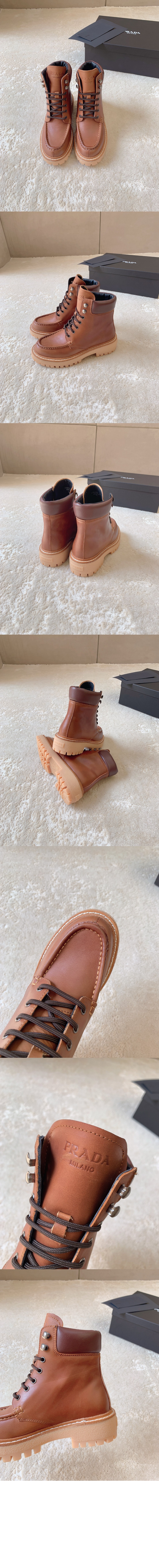 미러급레플리카사이트 | 명품레플리카 전문 쇼핑몰  | 퍼스트원 - 가죽 레이스업 부츠 1T803N > 프라다