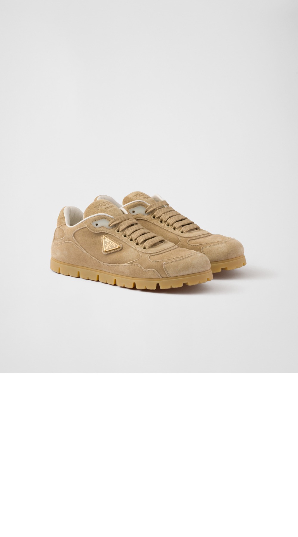 미러급레플리카사이트 | 명품레플리카 전문 쇼핑몰  | 퍼스트원 - 빛바랜 스웨이드 스니커즈 1E709N > 프라다