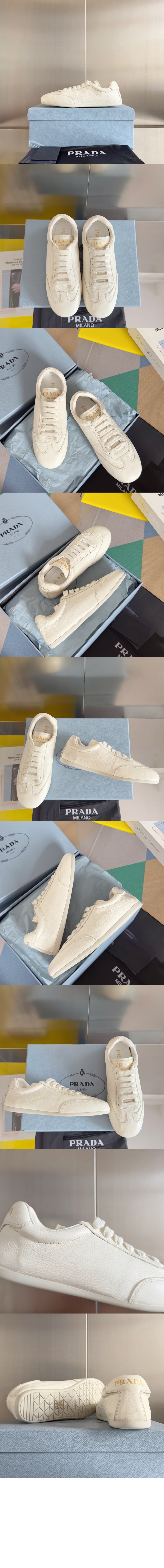 미러급레플리카사이트 | 명품레플리카 전문 쇼핑몰  | 퍼스트원 - 가죽 스니커즈 1E398N > 프라다