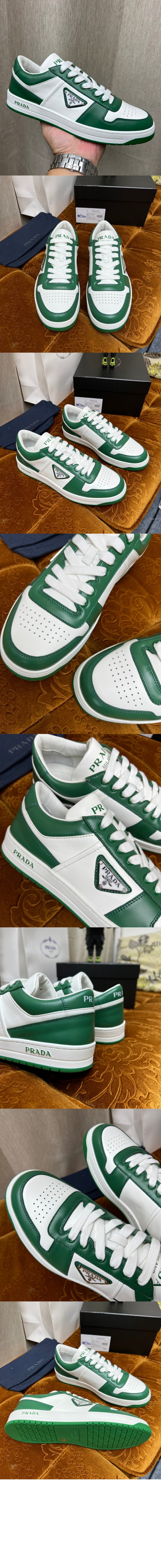 미러급레플리카사이트 | 명품레플리카 전문 쇼핑몰  | 퍼스트원 - 다운타운 퍼포레이트 가죽 스니커즈 1E792M > 프라다