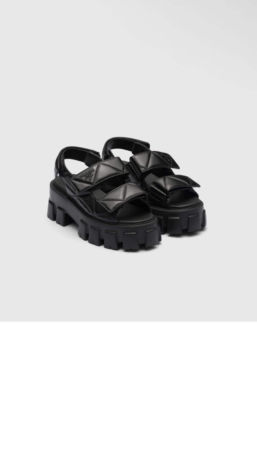 미러급레플리카사이트 | 명품레플리카 전문 쇼핑몰  | 퍼스트원 - 모놀리스 샌들 1X439N > 프라다