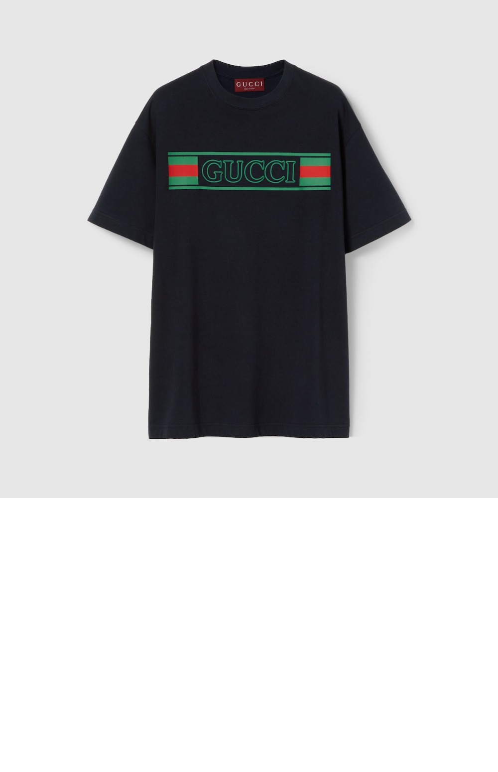 미러급레플리카사이트 | 명품레플리카 전문 쇼핑몰  | 퍼스트원 - 프린트 코튼 저지 티셔츠 > 구찌