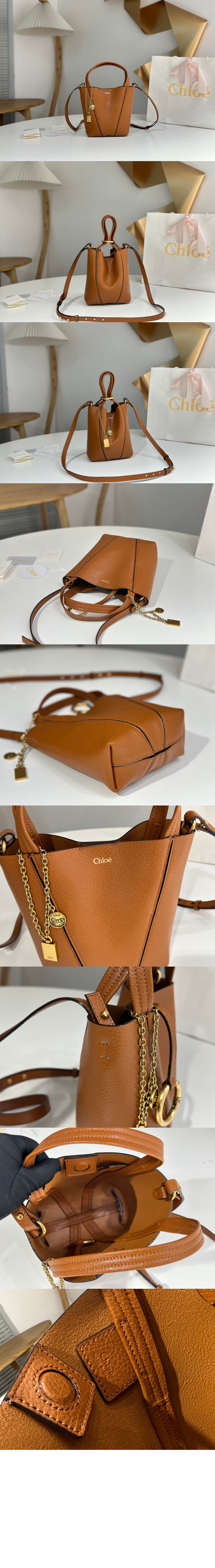 미러급레플리카사이트 | 명품레플리카 전문 쇼핑몰  | 퍼스트원 - 그레인드 가죽 스몰 Chloé Spin 토트백 SS812 > 끌로에