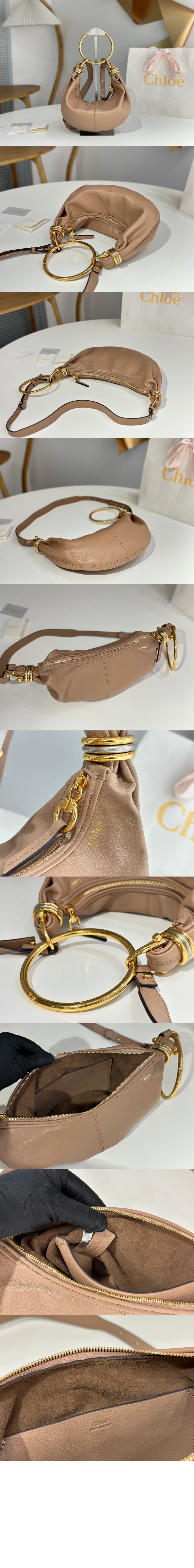 미러급레플리카사이트 | 명품레플리카 전문 쇼핑몰  | 퍼스트원 - 그레인드 가죽 Marcie 스몰 Bracelet 호보백 AS611 > 끌로에