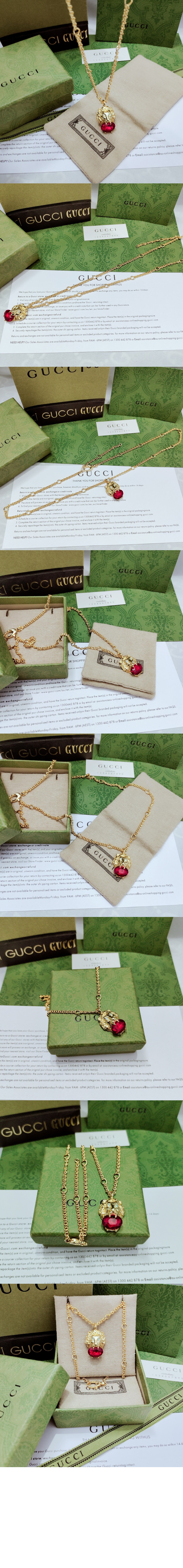 미러급레플리카사이트 | 명품레플리카 전문 쇼핑몰  | 퍼스트원 - 그린 크리스털 펜던트 목걸이 677366 > 구찌
