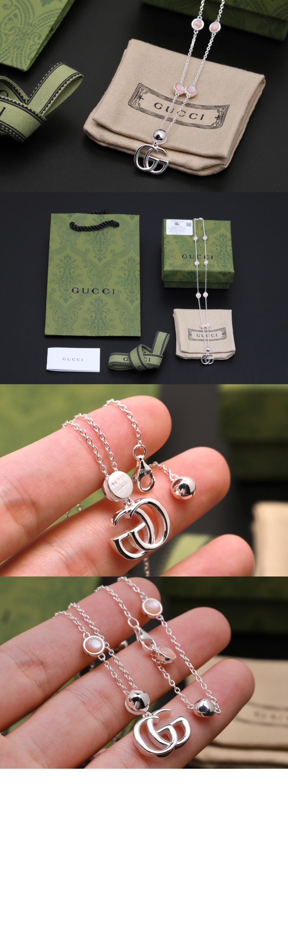 미러급레플리카사이트 | 명품레플리카 전문 쇼핑몰  | 퍼스트원 - 더블 G 자개 목걸이 527399 > 구찌