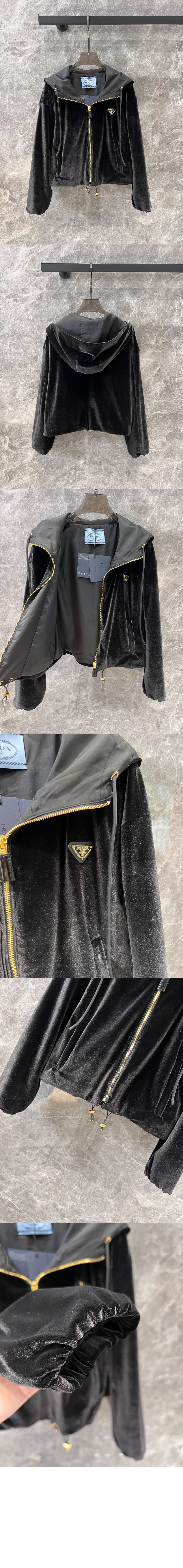 미러급레플리카사이트 | 명품레플리카 전문 쇼핑몰  | 퍼스트원 - 벨벳 블 재킷 > 프라다