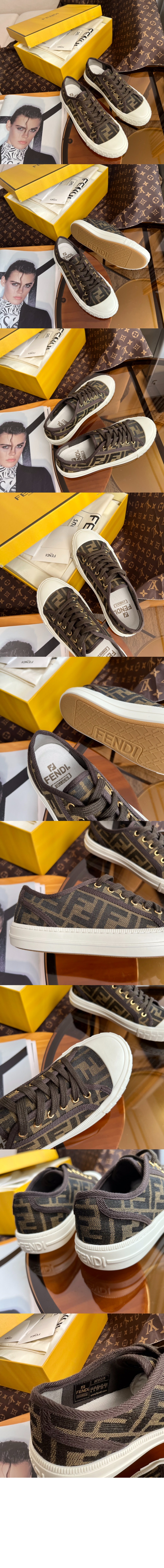 미러급레플리카사이트 | 명품레플리카 전문 쇼핑몰  | 퍼스트원 - 브라운 FF 패브릭 로우탑 8E8252 > 펜디