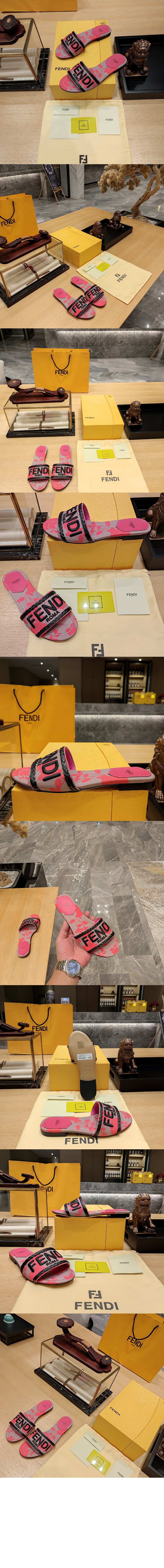미러급레플리카사이트 | 명품레플리카 전문 쇼핑몰  | 퍼스트원 - 와이드 자수 패션 슬리퍼 8R8092 > 펜디