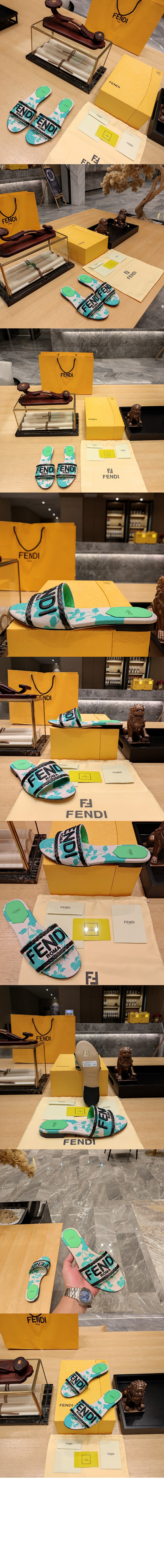 미러급레플리카사이트 | 명품레플리카 전문 쇼핑몰  | 퍼스트원 - 와이드 자수 패션 슬리퍼 8R8092 > 펜디