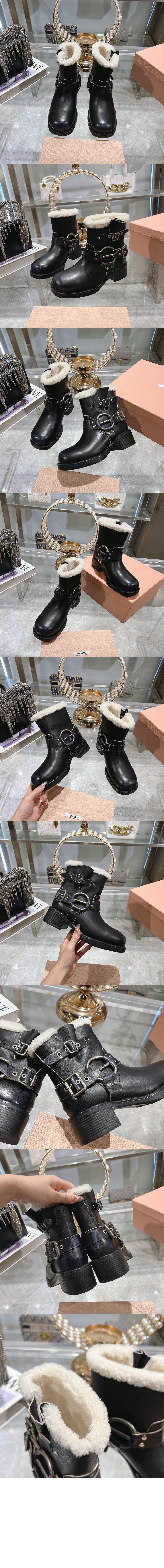 미러급레플리카사이트 | 명품레플리카 전문 쇼핑몰  | 퍼스트원 - 시어링 바이커 부츠 5T953D > 미우미우