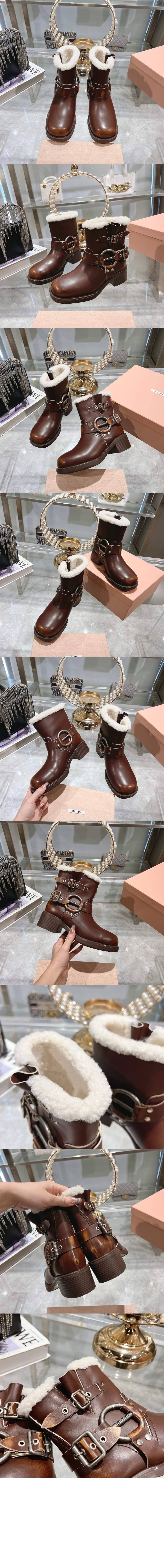 미러급레플리카사이트 | 명품레플리카 전문 쇼핑몰  | 퍼스트원 - 시어링 바이커 부츠 5T953D > 미우미우