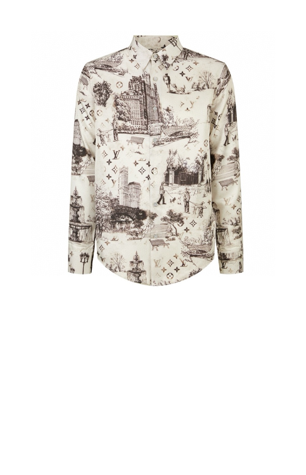 미러급레플리카사이트 | 명품레플리카 전문 쇼핑몰  | 퍼스트원 - 롱 슬리브드 실크 셔츠 > 루이비통