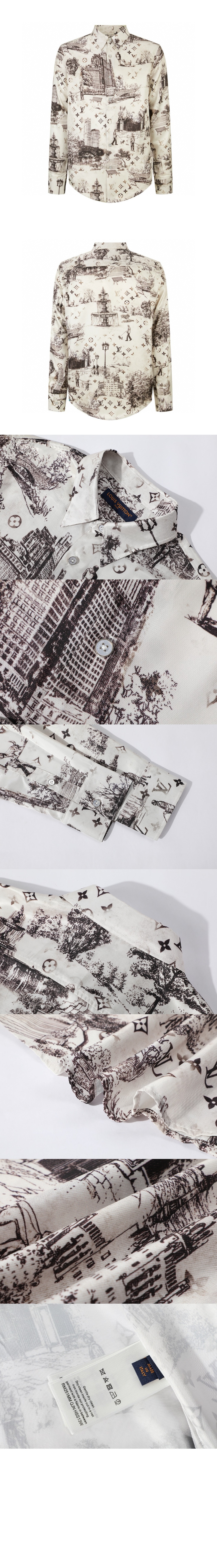미러급레플리카사이트 | 명품레플리카 전문 쇼핑몰  | 퍼스트원 - 롱 슬리브드 실크 셔츠 > 루이비통