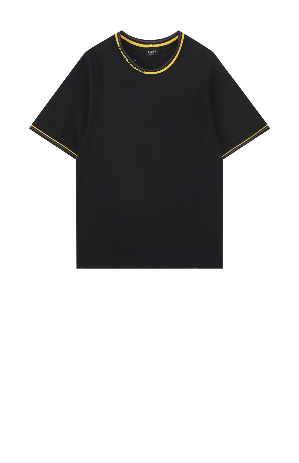 미러급레플리카사이트 | 명품레플리카 전문 쇼핑몰  | 퍼스트원 - 콘트라스트 트리밍 로고넥 티셔츠 > 펜디