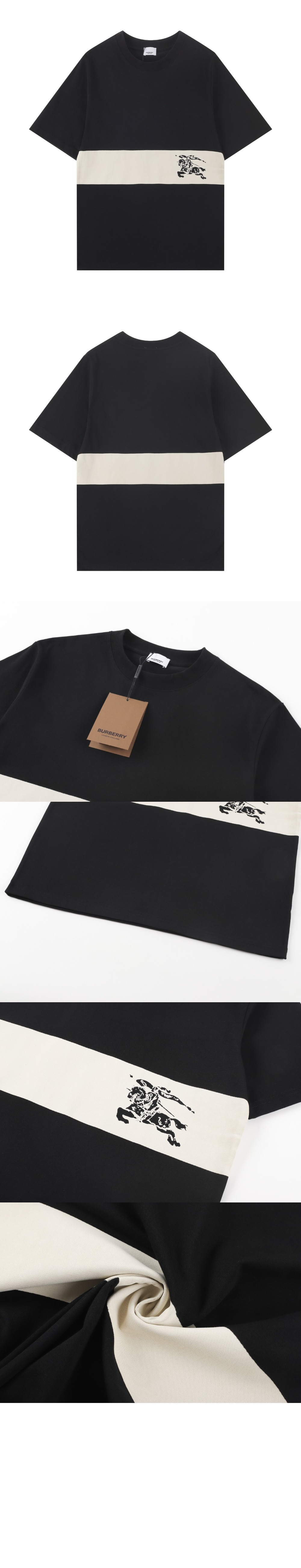 미러급레플리카사이트 | 명품레플리카 전문 쇼핑몰  | 퍼스트원 - 스트라이프 코튼 티셔츠 > 버버리
