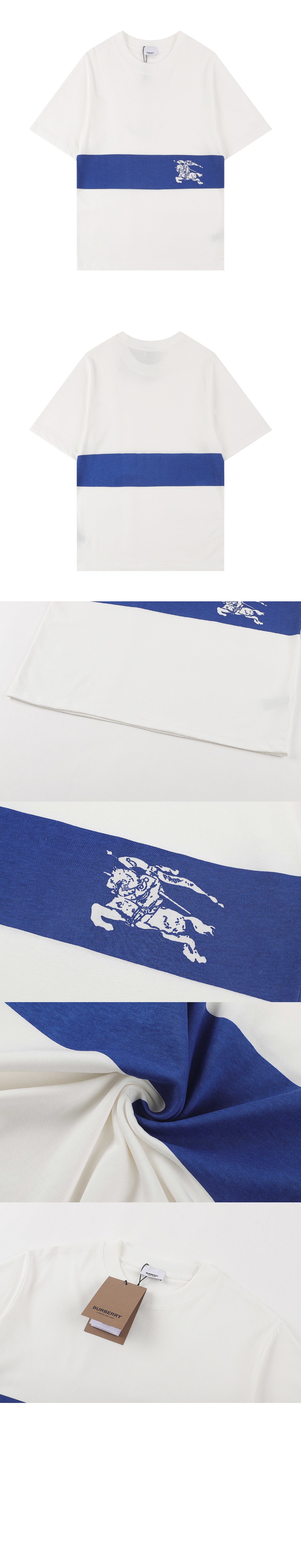 미러급레플리카사이트 | 명품레플리카 전문 쇼핑몰  | 퍼스트원 - 스트라이프 코튼 티셔츠 > 버버리