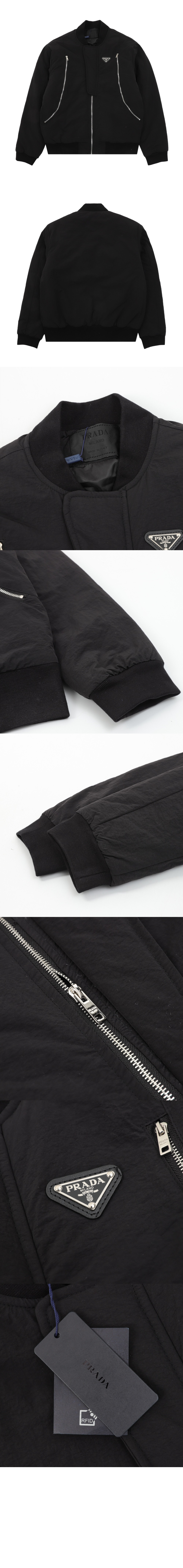 미러급레플리카사이트 | 명품레플리카 전문 쇼핑몰  | 퍼스트원 - 로고 집업 자켓 > 프라다