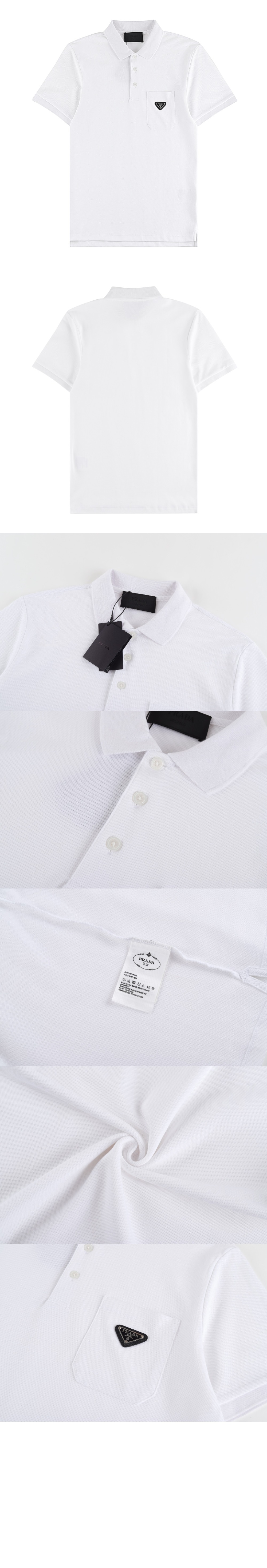 미러급레플리카사이트 | 명품레플리카 전문 쇼핑몰  | 퍼스트원 - 로고 프린트 반팔 > 프라다