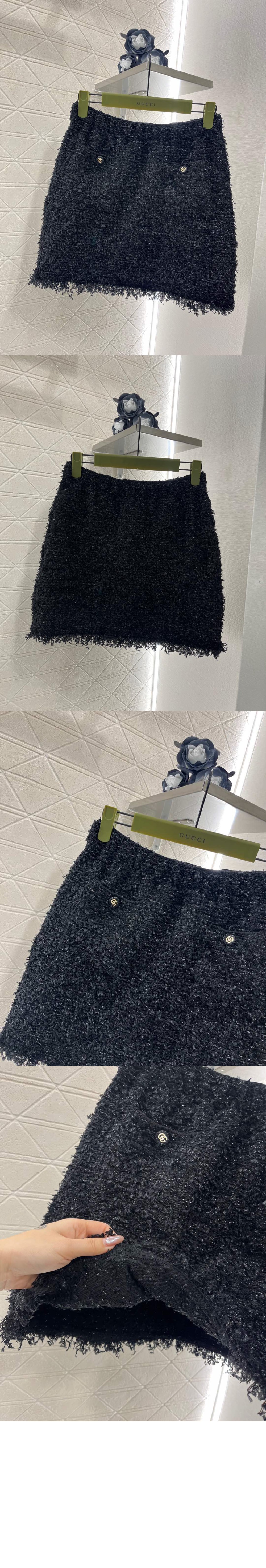 미러급레플리카사이트 | 명품레플리카 전문 쇼핑몰  | 퍼스트원 - 라메 및 비스코스 미니 스커트 > 구찌