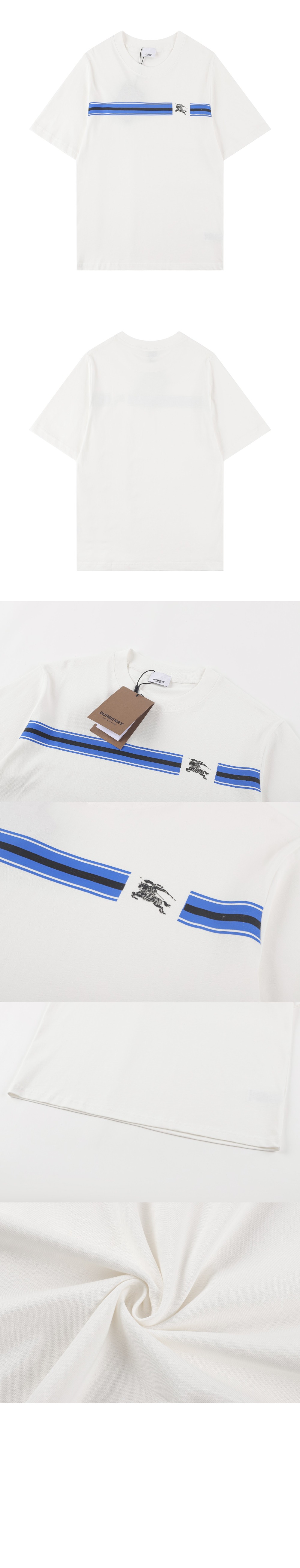 미러급레플리카사이트 | 명품레플리카 전문 쇼핑몰  | 퍼스트원 - 스트라이프 코튼 티셔츠 > 버버리
