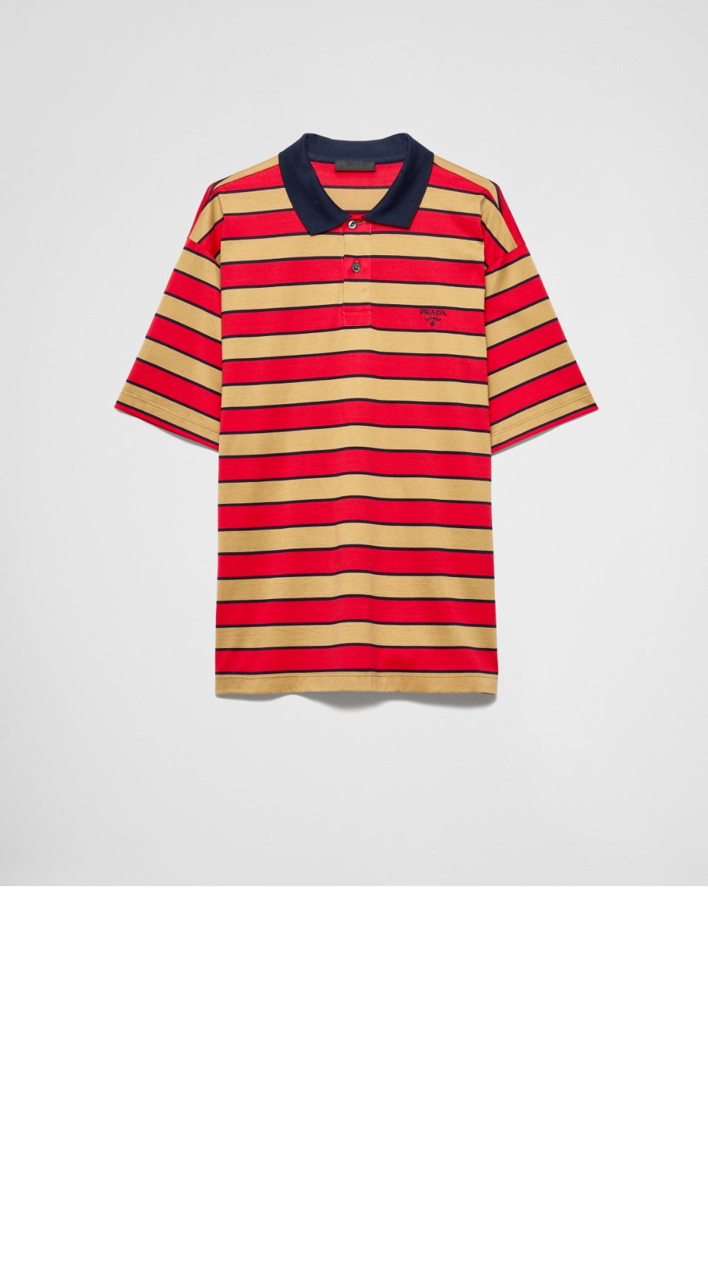 미러급레플리카사이트 | 명품레플리카 전문 쇼핑몰  | 퍼스트원 - 스트라이프 폴로 셔츠 > 프라다